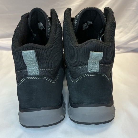 LL Bean Men\'s  Snow Sneakers TEK 2.5 Waterproof Black Suede Hook & Loop Mid 13 M main image 5